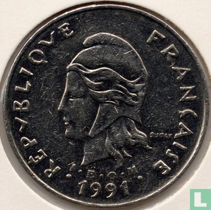 Nieuw-Caledonië 50 francs 1991 - Afbeelding 1