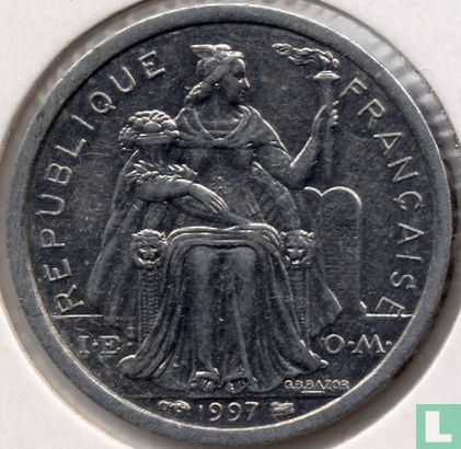 Nieuw-Caledonië 1 franc 1997 - Afbeelding 1