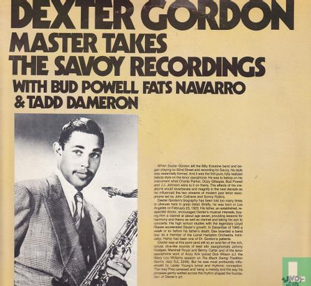 Dexter Gordon Master takes The Savoy recordings - Image 1
