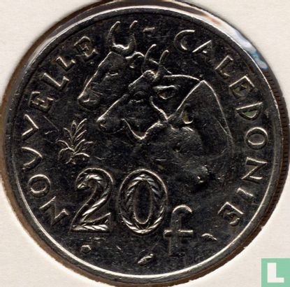 Nieuw-Caledonië 20 francs 1986 - Afbeelding 2