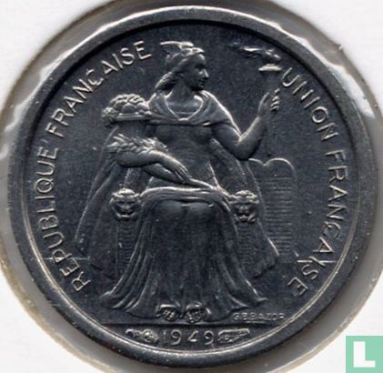 Nieuw-Caledonië 50 centimes 1949 - Afbeelding 1