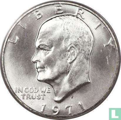 États-Unis 1 dollar 1971 (S) - Image 1