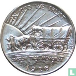 Verenigde Staten ½ dollar 1926 (zonder letter) "Oregon trail memorial" - Afbeelding 1