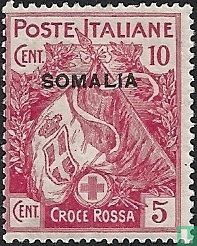 Red Cross, with overprint
