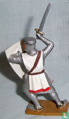Croix de chevalier avec épée et bouclier - Image 2