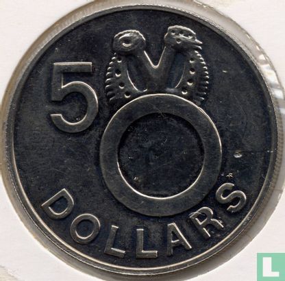 Solomon Islands 5 dollars 1978 - Image 2
