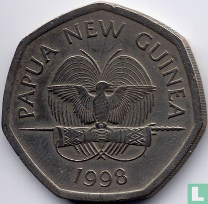 Papua New Guinea 50 toea 1998 "25th anniversary Bank of Papua New Guinea" - Image 1