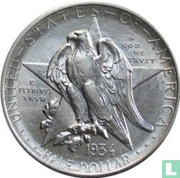 USA half dollar Texas Centennial 1934 - Image 1