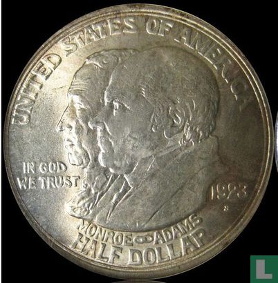 United States ½ dollar 1923 "Monroe doctrine centennial" - Image 1