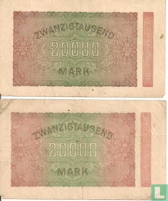 Duitsland 20.000 Mark (P85.-) - Afbeelding 2