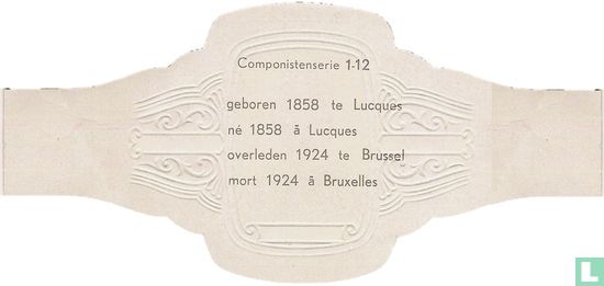 Puccini, geboren 1858 te Lucques, overleden 1924 te Brussel - Afbeelding 2