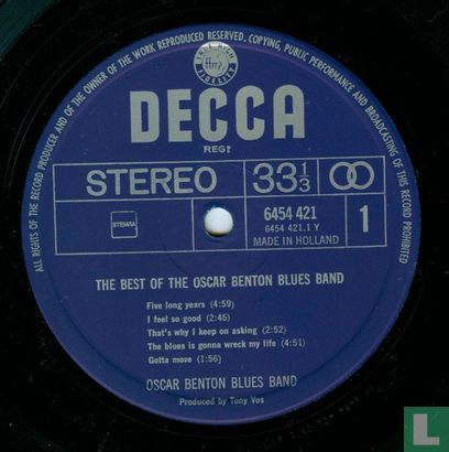 The Best of The Oscar Benton Bluesband - Bild 3