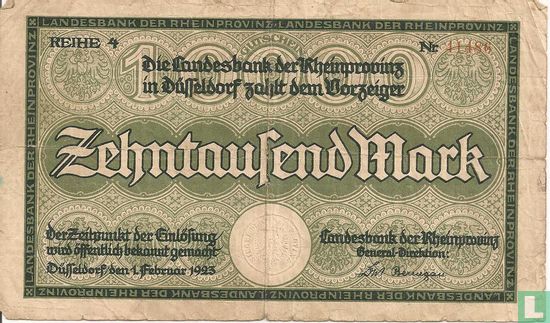 Düsseldorf 10.000 Mark 1923 - Bild 2