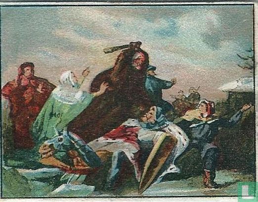 Koning (Graaf) Willem II door de West-Friezen gedood. - Image 1