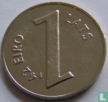 Letland 1 lats 2013 "Parity coin" - Afbeelding 2