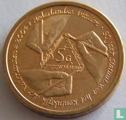 Niederländische Antillen 5 Gulden 2004 "50 years Charter for the Kingdom of the Netherlands" - Bild 1