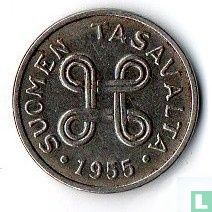 Finlande 1 markka 1955 - Image 1