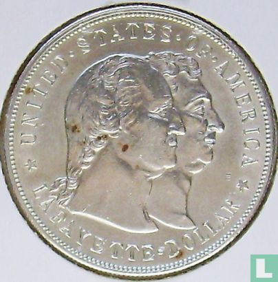 United States 1 dollar 1900 "Erection of Lafayette monument" - Image 2