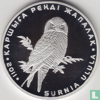 Kazakhstan 500 tenge 2011 (PROOF) "Northern hawk owl" - Image 1