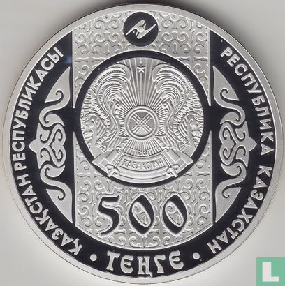 Kazakhstan 500 tenge 2011 (PROOF) "Aldar-Kose" - Image 2