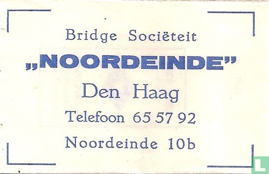 Bridge Sociëteit "Noordeinde" - Image 1