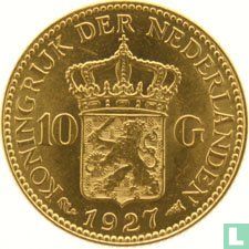 Netherlands 10 gulden 1927 - Image 1