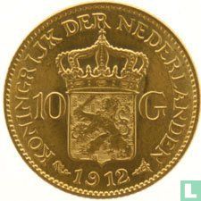Niederlande 10 Gulden 1912 - Bild 1
