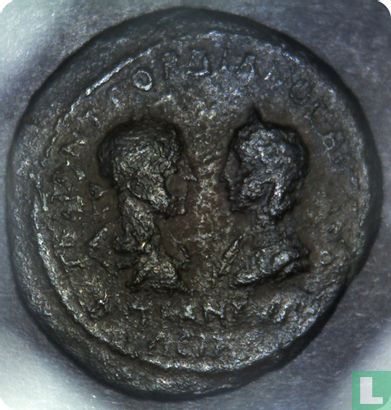 Empire romain, AE Pentassarion, 238-244 AD Tranquilline, marcianopolis, Gordien III et Mésie inférieure, 241-244 AD - Image 1