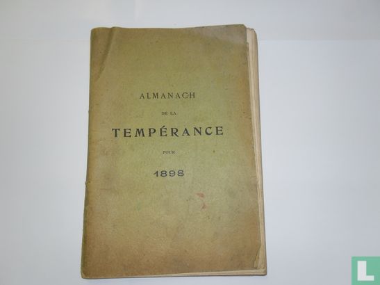 Almanach de la Tempérance pour 1898 - Image 1
