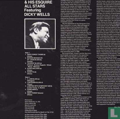 Earl Hines & His Esquire All Stars Featuring Dickie Wells  - Afbeelding 2