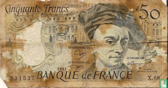 Frankreich 50 Francs 1991 - Bild 1