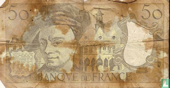 Frankreich 50 Francs 1991 - Bild 2