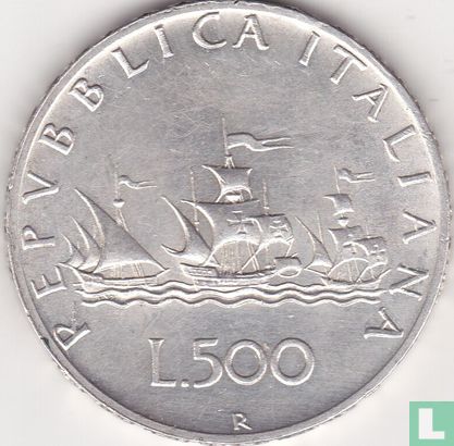 Italien 500 Lire 1964 - Bild 1