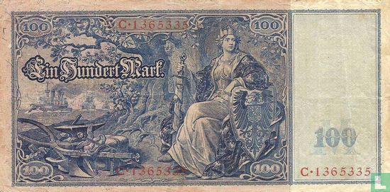 Duitsland 100 Mark 1908 - Afbeelding 2