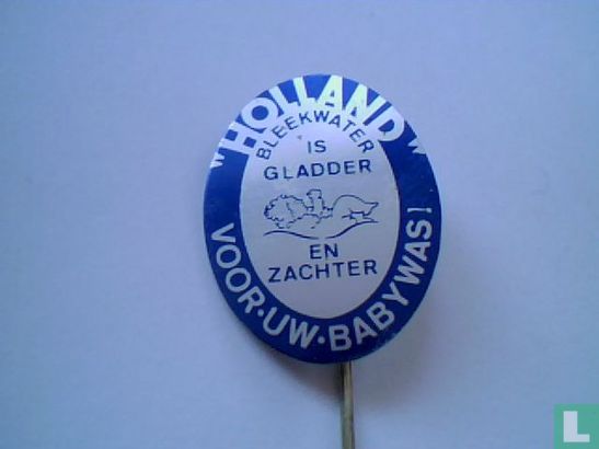 "Holland" bleekwater is gladder en zachter voor-uw-babywas!