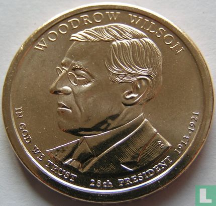 Verenigde Staten 1 dollar 2013 (P) "Woodrow Wilson" - Afbeelding 1