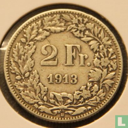 Zwitserland 2 francs 1913 - Afbeelding 1
