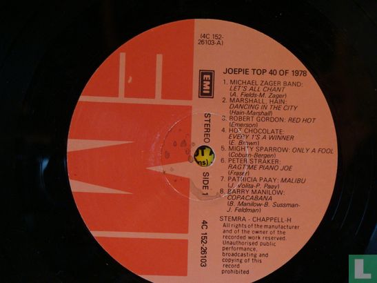 Joepie's top 40 of 1978 - Image 3