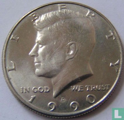 Vereinigte Staaten ½ Dollar 1990 (D) - Bild 1