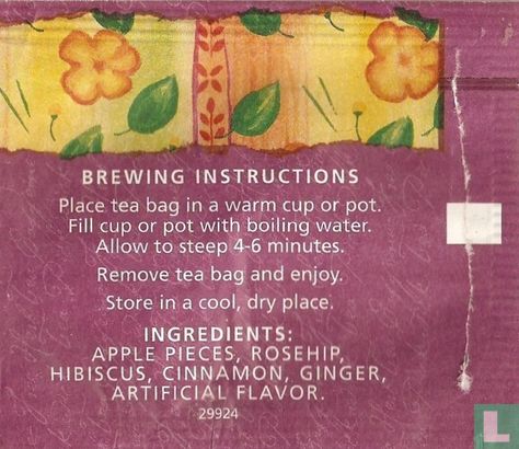Apple Cinnamon Herb Tea - Afbeelding 2