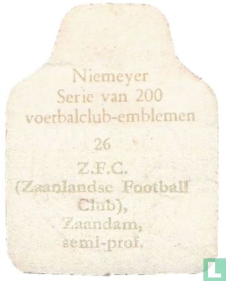 Z.F.C. (Zaanlandse Football Club), Zaandam, semi-prof. - Bild 2