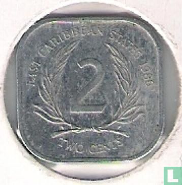 Ostkaribische Staaten 2 Cent 1986 - Bild 1