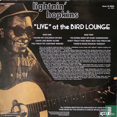 Live at The Bird Lounge - Image 2