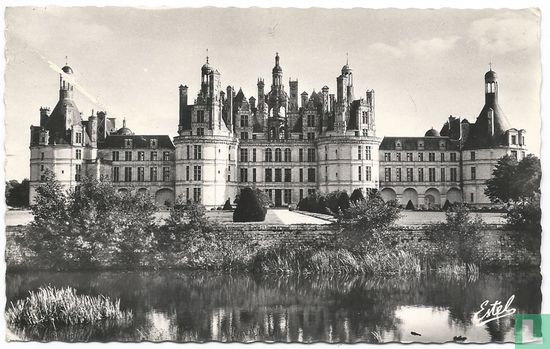 Le Chateau de Chambord, Facade Nord et Jardins sur le Cosson - Bild 1