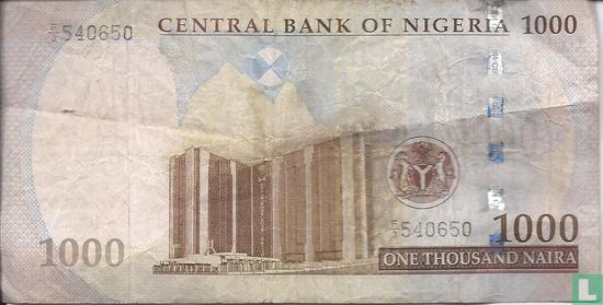 Nigeria 1.000 Naira 2011 - Bild 2