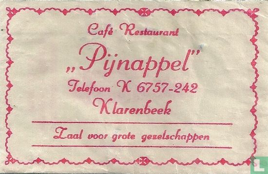  Café Restaurant "Pijnappel"  - Image 1