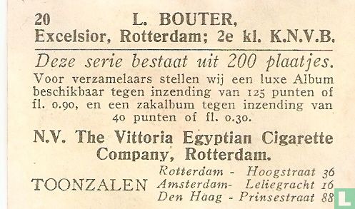 L.Bouter, Excelsior, Rotterdam - Afbeelding 2