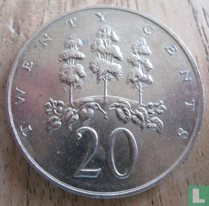 Jamaïque 20 cents 1989 - Image 2
