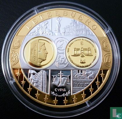 Luxemburg 1 euro 2003 "Eerste Slag van de Eurolanden - Image 1