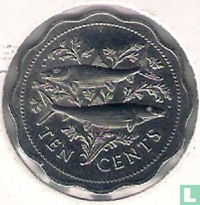 Bahamas 10 cents 1987 - Image 2